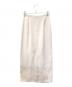 anuans (アニュアンス) バックサテンタイトスカート ロングスカート　1523321162-1 ホワイト サイズ:S：4000円