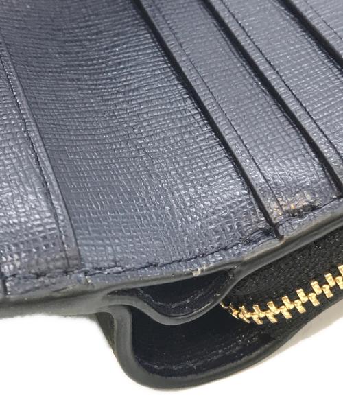 TORY BURCH（トリーバーチ）TORY BURCH (トリーバーチ) ロビンソン バイフォールド ウォレット　10009171 ブラックの古着・服飾アイテム