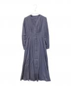 ANAYIアナイ）の古着「ブラウスワンピース」｜ネイビー