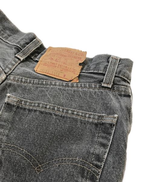 LEVI'S（リーバイス）LEVI'S (リーバイス) 先染めブラックデニムパンツ グレー サイズ:SIZE13の古着・服飾アイテム
