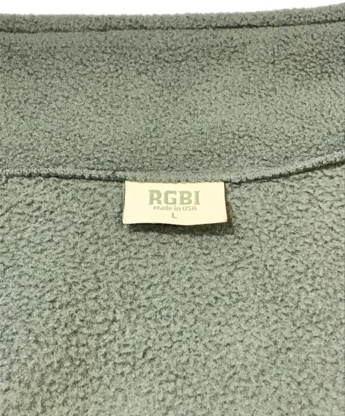 RGBI（アールジービーアイ）RGBI (アールジービーアイ) フリースジャケット グリーン サイズ:Lの古着・服飾アイテム