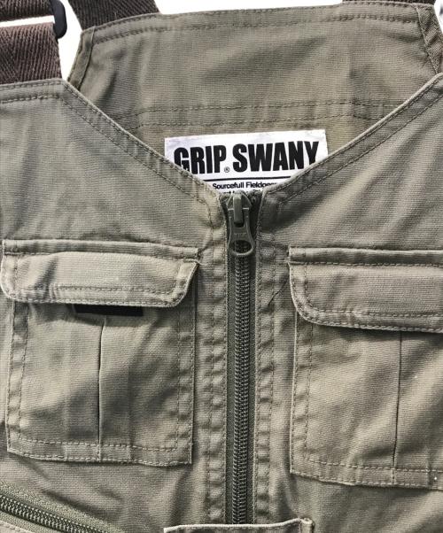 GRIP SWANY（グリップスワニー）GRIP SWANY (グリップスワニー) フィッシングベスト グリーン サイズ:FREEの古着・服飾アイテム
