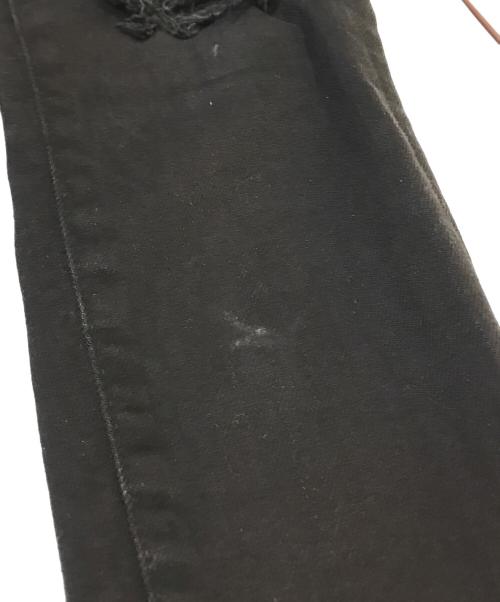 Hysteric Glamour（ヒステリックグラマー）Hysteric Glamour (ヒステリックグラマー) ストレッチデニムパンツ　01191AP18 ブラック サイズ:XXSの古着・服飾アイテム