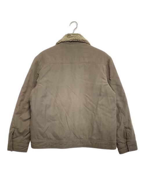 Calvin Klein（カルバンクライン）Calvin Klein (カルバンクライン) 襟ボアジャケット グリーン サイズ:Mの古着・服飾アイテム