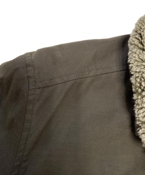 Calvin Klein（カルバンクライン）Calvin Klein (カルバンクライン) 襟ボアジャケット グリーン サイズ:Mの古着・服飾アイテム