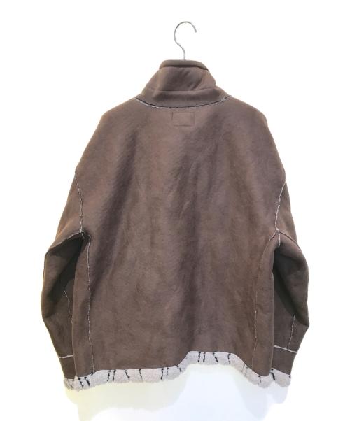 KASTANE（カスタネ）Kastane (カスタネ) ウェーブボアフライトジャケット 	KA4F145 ブラウン サイズ:Freeの古着・服飾アイテム