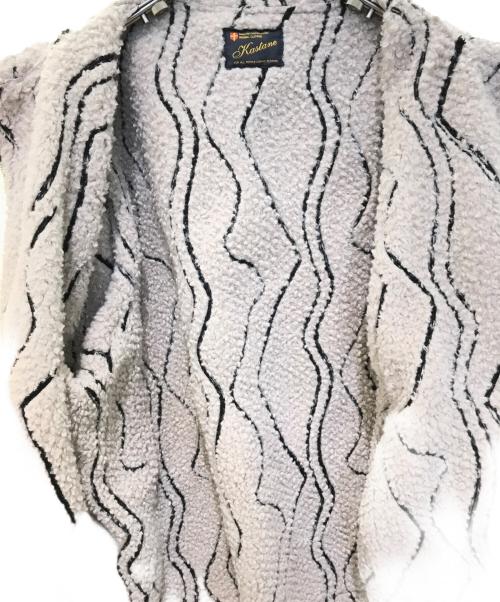 KASTANE（カスタネ）Kastane (カスタネ) ウェーブボアフライトジャケット 	KA4F145 ブラウン サイズ:Freeの古着・服飾アイテム