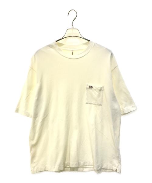 SCYEBASICS（サイベーシックス）SCYEBASICS (サイベーシックス) Tシャツ　5122-21440 ホワイト サイズ:40の古着・服飾アイテム