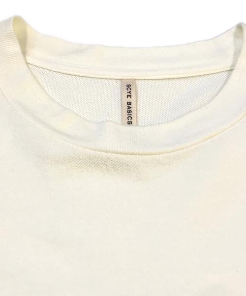 SCYEBASICS（サイベーシックス）SCYEBASICS (サイベーシックス) Tシャツ　5122-21440 ホワイト サイズ:40の古着・服飾アイテム
