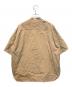 AURALEE (オーラリー) WASHED FINX RIPSTOP CHAMBRAY HALF SLEEVED SHIRTS　A21SS06FL ベージュ サイズ:1：9000円