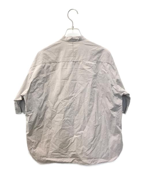 AURALEE（オーラリー）AURALEE (オーラリー) WASHED FINX RIPSTOP CHAMBRAY HALF SLEEVED SHIRTS　A21SS06FL グレー サイズ:1の古着・服飾アイテム