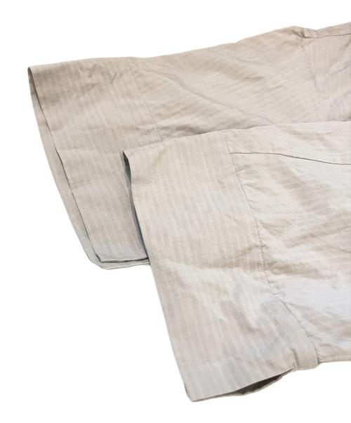 AURALEE（オーラリー）AURALEE (オーラリー) WASHED FINX RIPSTOP CHAMBRAY HALF SLEEVED SHIRTS　A21SS06FL グレー サイズ:1の古着・服飾アイテム