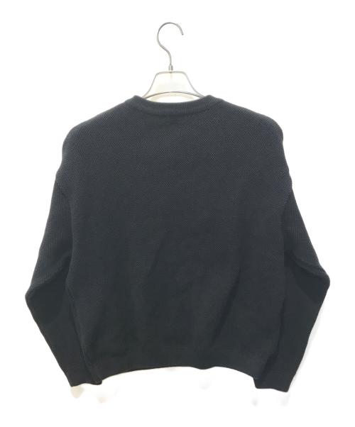 crepuscule（クレプスキュール）crepuscule (クレプスキュール) コットンニット ブラック サイズ:Fの古着・服飾アイテム