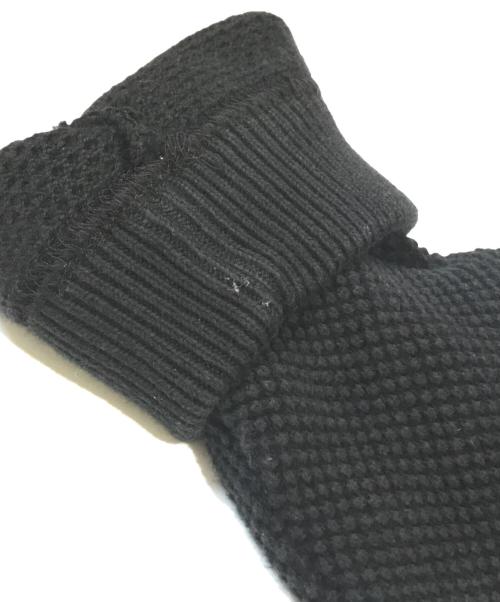 crepuscule（クレプスキュール）crepuscule (クレプスキュール) コットンニット ブラック サイズ:Fの古着・服飾アイテム