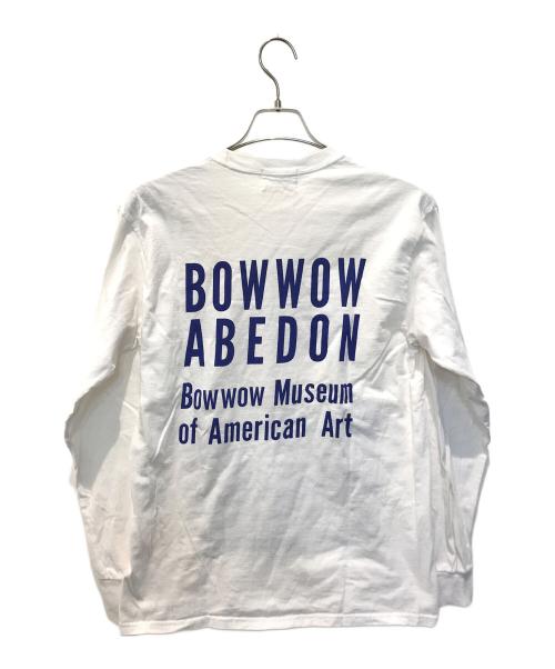 BOWWOW（バウワウ）BOWWOW (バウワウ) プリントカットソー　BW1801-TEE ホワイト サイズ:Mの古着・服飾アイテム