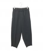 NO CONTROL AIRノーコントロールエアー）の古着「ストレッチドレープダブルクロス三日月イージーパンツ　NC1106PF」｜ネイビー