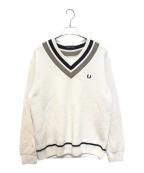 FRED PERRYフレッドペリー）の古着「チルデンニット」｜アイボリー