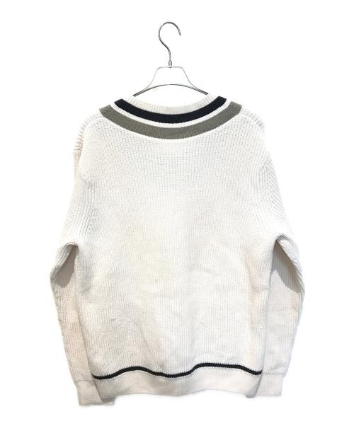 FRED PERRY（フレッドペリー）FRED PERRY (フレッドペリー) チルデンニット アイボリー サイズ:Lの古着・服飾アイテム