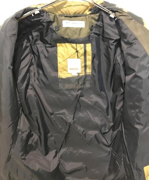 DIESEL（ディーゼル）DIESEL (ディーゼル) ダウンジャケット イエロー サイズ:Lの古着・服飾アイテム