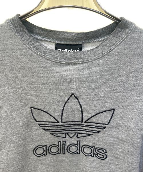 adidas（アディダス）adidas (アディダス) スウェット グレー サイズ:XLの古着・服飾アイテム