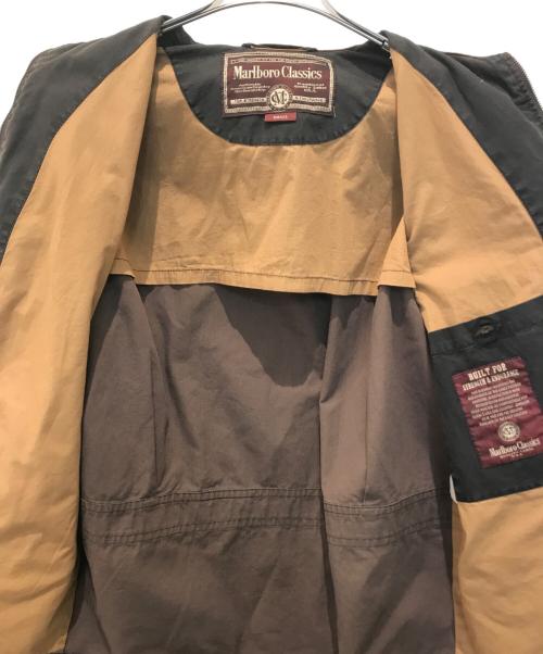 Marlboro Classics（マルボロクラッシクス）Marlboro Classics (マルボロクラッシクス) 襟レザージャケット ブラウン サイズ:Sの古着・服飾アイテム