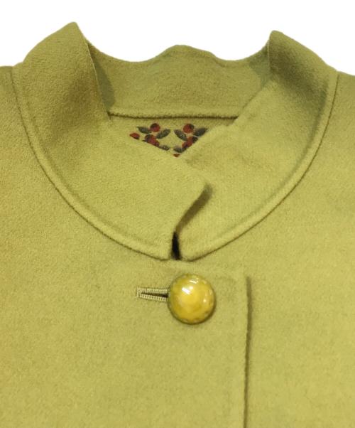 WHITE BEAR（ホワイト・ベアー）white bear (ホワイト・ベアー) カシミヤブレンドジャケット グリーン サイズ:Freeの古着・服飾アイテム