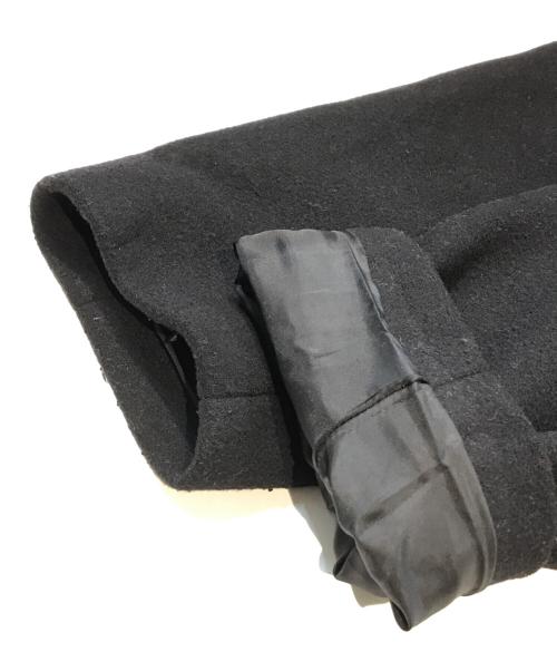 ELENDEEK（エレンディーク）ELENDEEK (エレンディーク) クルーネックコクーンロングコート ブラック サイズ:Sの古着・服飾アイテム