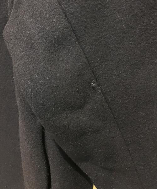 ELENDEEK（エレンディーク）ELENDEEK (エレンディーク) クルーネックコクーンロングコート ブラック サイズ:Sの古着・服飾アイテム