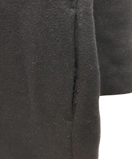 ELENDEEK（エレンディーク）ELENDEEK (エレンディーク) クルーネックコクーンロングコート ブラック サイズ:Sの古着・服飾アイテム