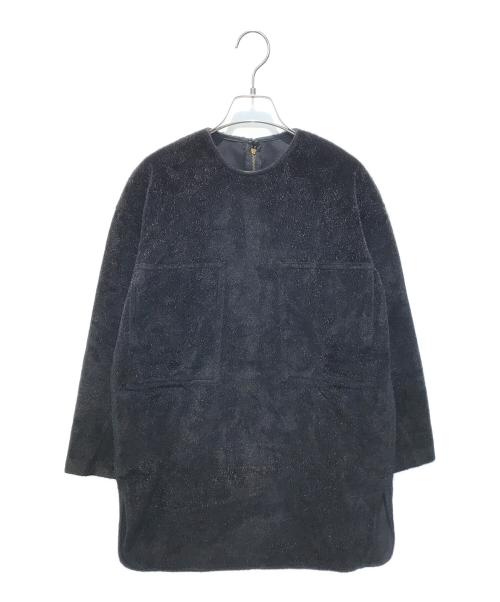 TOGA PULLA（トーガ プルラ）TOGA PULLA (トーガ プルラ) フェイクファードレス　TP62-FH232 ブラック サイズ:36の古着・服飾アイテム