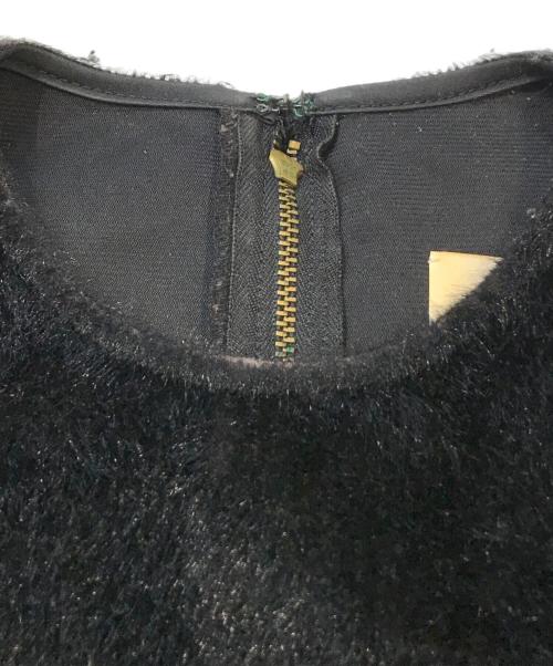 TOGA PULLA（トーガ プルラ）TOGA PULLA (トーガ プルラ) フェイクファードレス　TP62-FH232 ブラック サイズ:36の古着・服飾アイテム