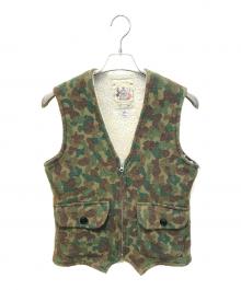 MONITALY（モニタリー）の古着「ボアベスト」｜グリーン