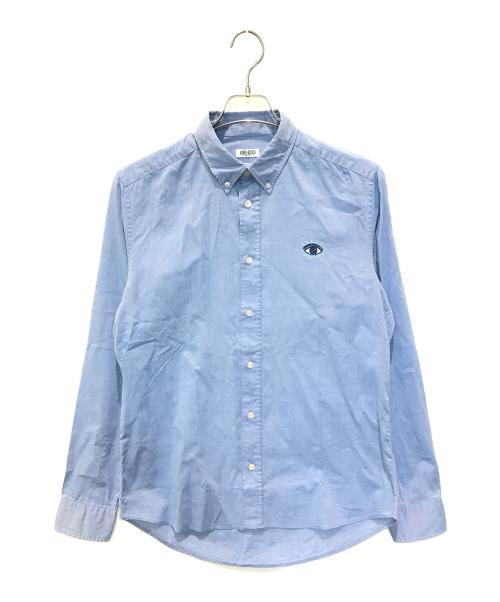KENZO（ケンゾー）KENZO (ケンゾー) ボタンダウンシャツ スカイブルー サイズ:40の古着・服飾アイテム