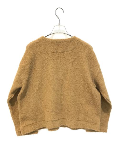 YARRA（ヤラ）YARRA (ヤラ) ウールリッチパイルデザインボタンジャケット　1457-258 ベージュ サイズ:FREEの古着・服飾アイテム