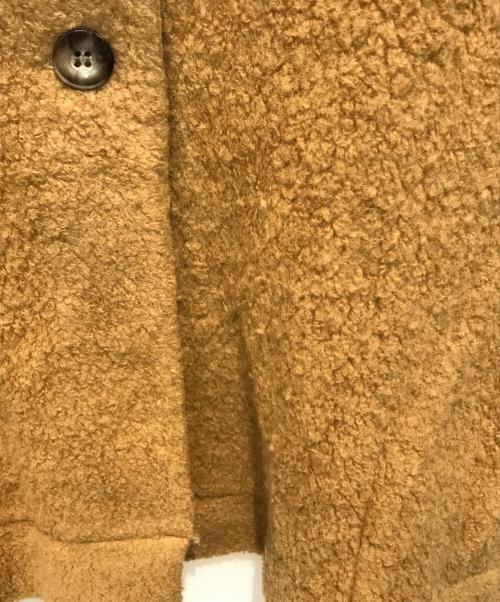 YARRA（ヤラ）YARRA (ヤラ) ウールリッチパイルデザインボタンジャケット　1457-258 ベージュ サイズ:FREEの古着・服飾アイテム