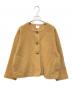 YARRA（ヤラ）の古着「ウールリッチパイルデザインボタンジャケット　1457-258」｜ベージュ
