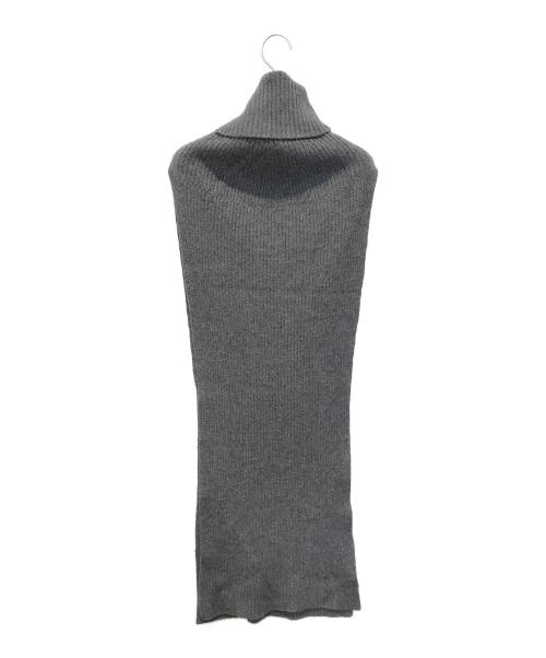 TAO COMME des GARCONS（タオ コムデギャルソン）TAO COMME des GARCONS (タオ コムデギャルソン) タートルネックフロントワンピース　3F-N010 グレー サイズ:Sの古着・服飾アイテム