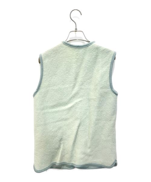 MOESSMER（モエスマー）MOESSMER (モエスマー) ウールベスト 黄緑 サイズ:44の古着・服飾アイテム