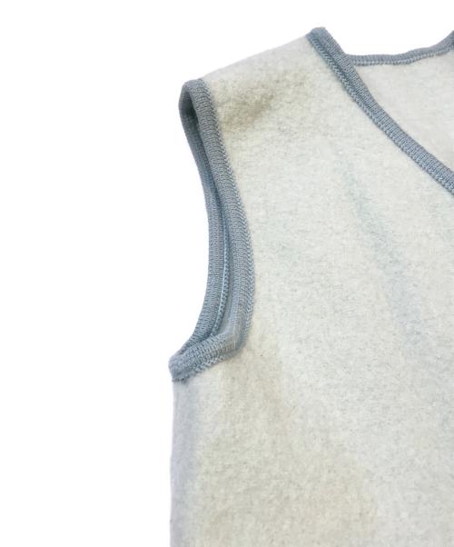 MOESSMER（モエスマー）MOESSMER (モエスマー) ウールベスト 黄緑 サイズ:44の古着・服飾アイテム