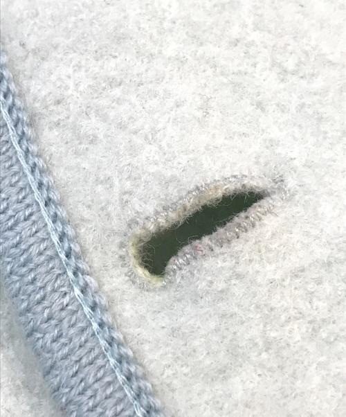 MOESSMER（モエスマー）MOESSMER (モエスマー) ウールベスト 黄緑 サイズ:44の古着・服飾アイテム