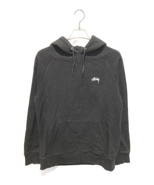 stussy（ステューシー）stussy (ステューシー) Stock Raglan Hood ブラック サイズ:Mの古着・服飾アイテム