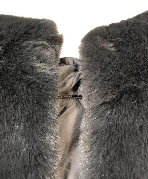 orveau（オルヴォー）ORVEAU (オルヴォー) 切替ファーベスト グレー サイズ:表記なしの古着・服飾アイテム