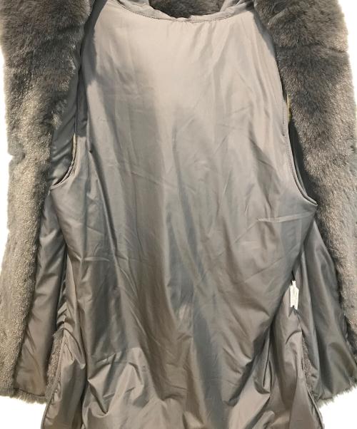 orveau（オルヴォー）ORVEAU (オルヴォー) 切替ファーベスト グレー サイズ:表記なしの古着・服飾アイテム