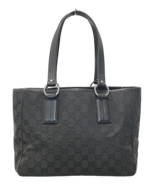 GUCCI（グッチ）GUCCI (グッチ) GGキャンバストートバッグ 113019 ブラック サイズ:の古着・服飾アイテム