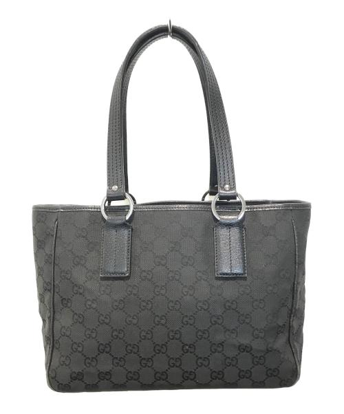 GUCCI（グッチ）GUCCI (グッチ) GGキャンバストートバッグ 113019 ブラック サイズ:の古着・服飾アイテム