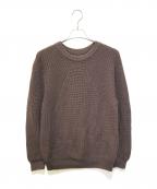 BATONERバトナ―）の古着「シグニチャーセーター」｜ブラウン