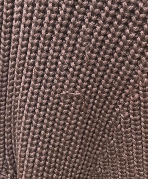 BATONER（バトナ―）BATONER (バトナ―) シグニチャーセーター ブラウン サイズ:2の古着・服飾アイテム