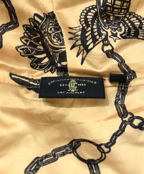 CHRISTIAN AUDIGIER（クリスチャンオードジェー）christian audigier (クリスチャンオードジェー) パーカー スカイブルー サイズ:Mの古着・服飾アイテム