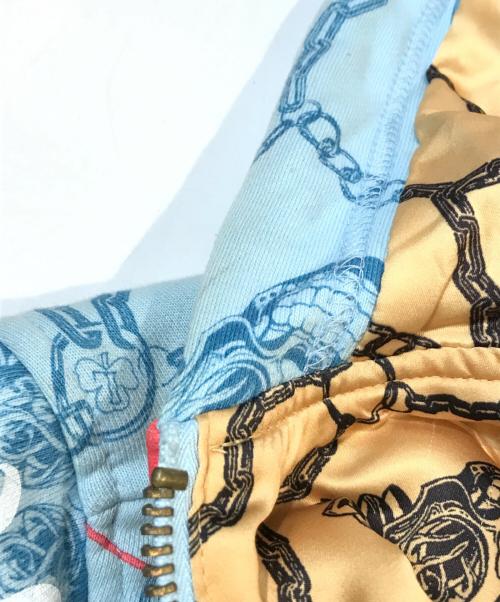 CHRISTIAN AUDIGIER（クリスチャンオードジェー）christian audigier (クリスチャンオードジェー) パーカー スカイブルー サイズ:Mの古着・服飾アイテム