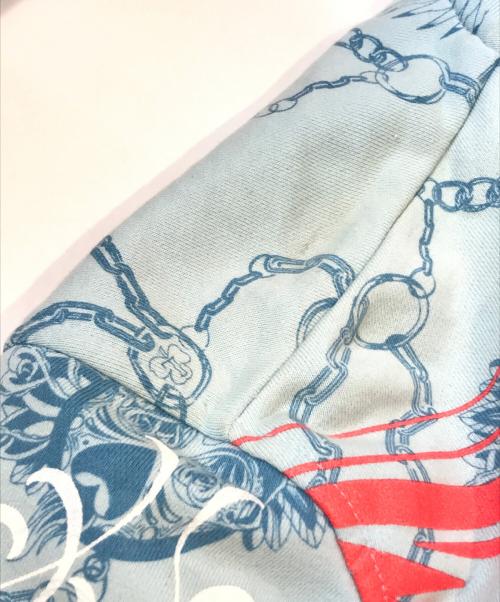 CHRISTIAN AUDIGIER（クリスチャンオードジェー）christian audigier (クリスチャンオードジェー) パーカー スカイブルー サイズ:Mの古着・服飾アイテム